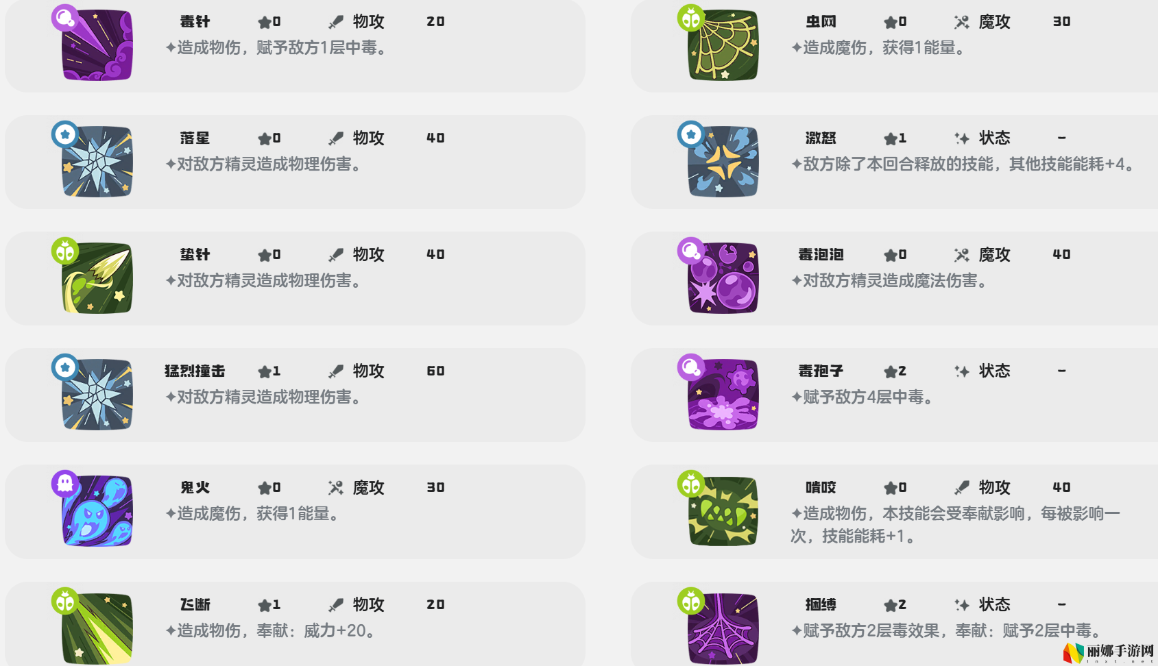 洛克王国：世界圆眼蜘蛛技能搭配攻略