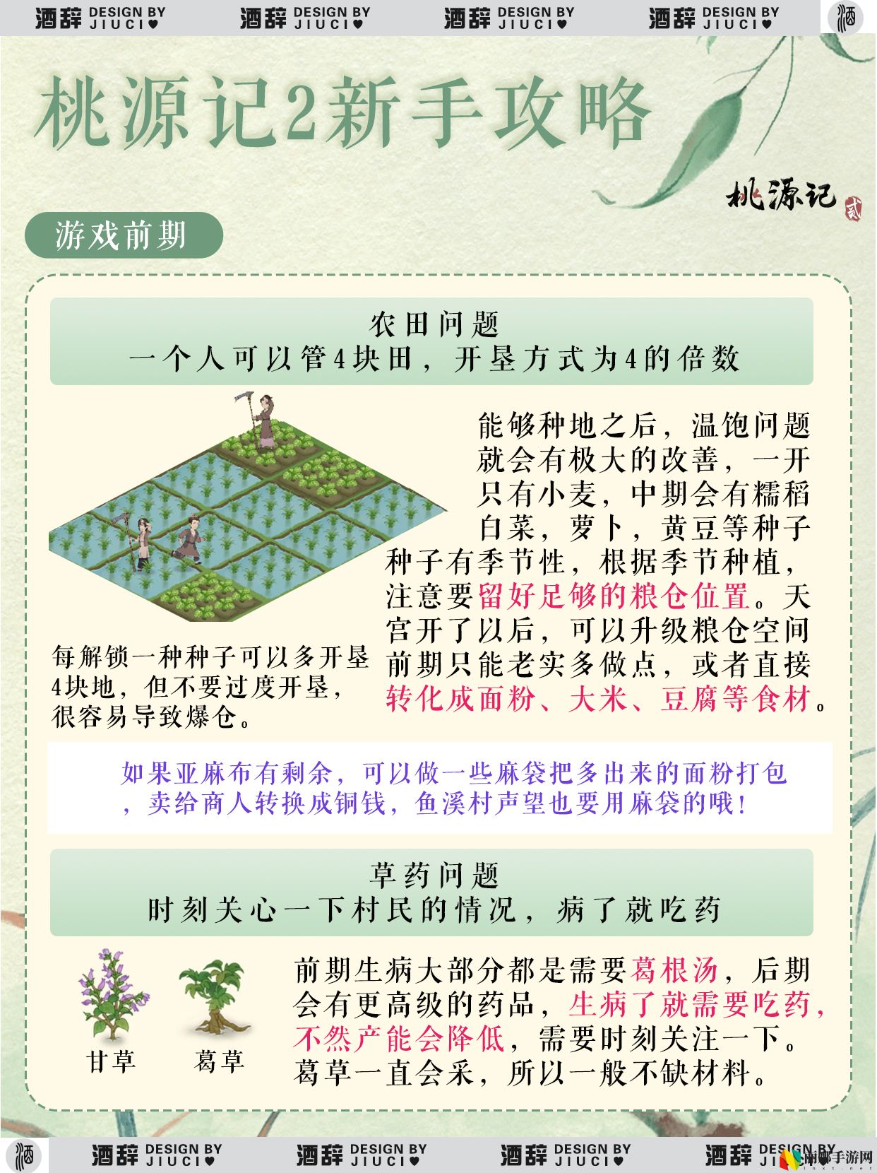 桃源记2新手前期简易攻略技巧