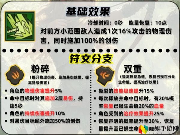 英雄没有闪撕裂技能搭配推荐