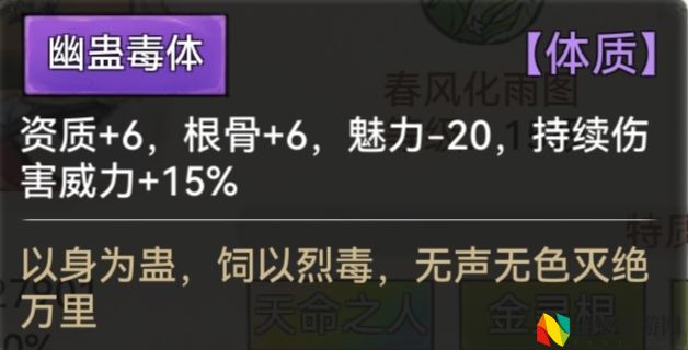 最强祖师全体质图鉴一览