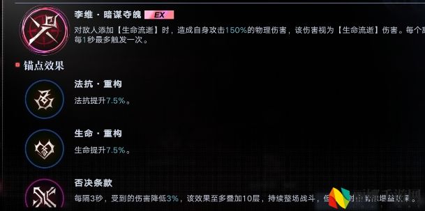无期迷途李维重构加点建议