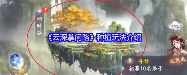 云深掌门路种植玩法介绍