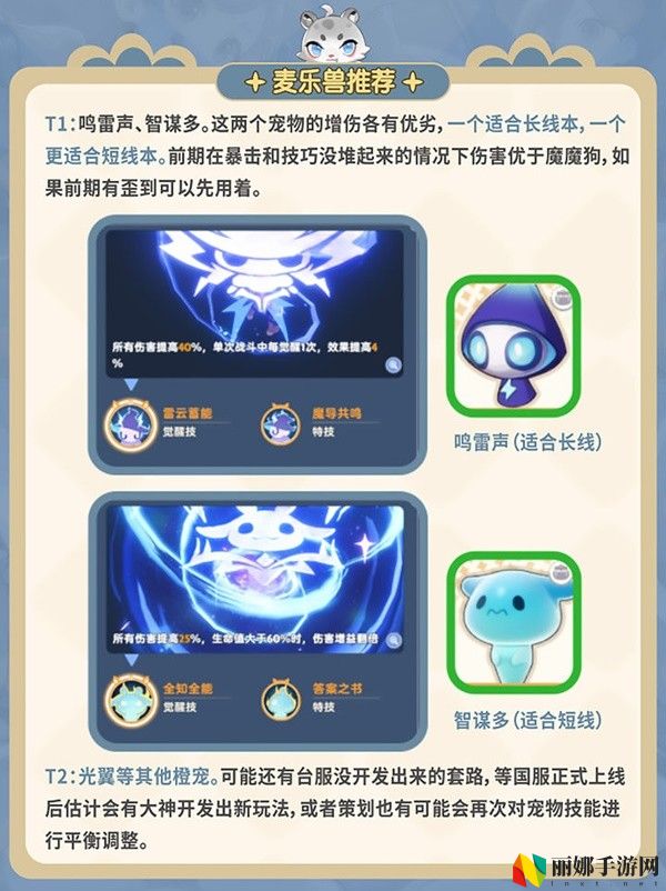 出发吧麦芬麦乐兽系统玩法介绍