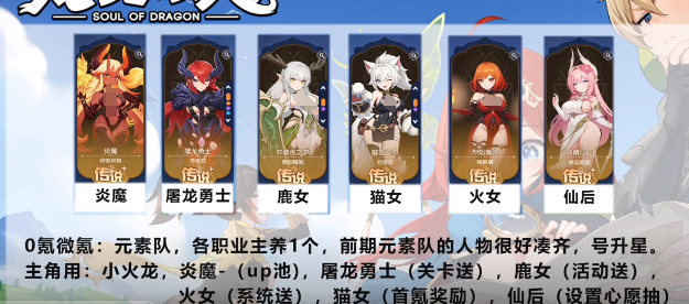 龙魂旅人炎魔阵容搭配攻略