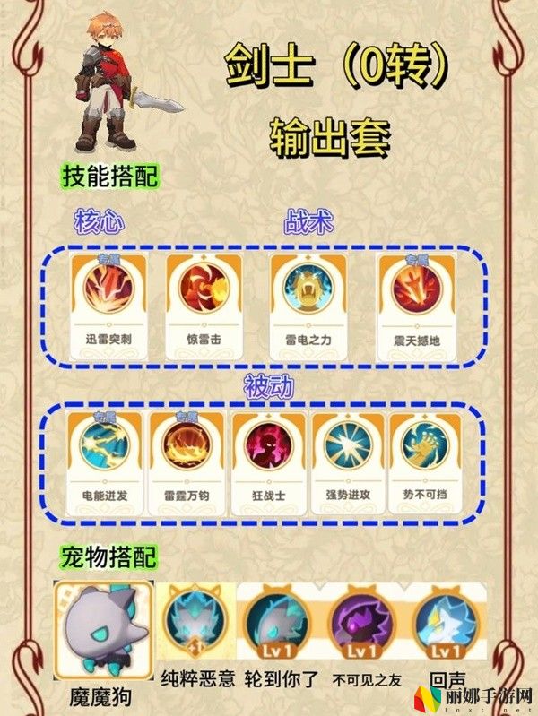 出发吧麦芬剑士0-2转技能天赋选择推荐