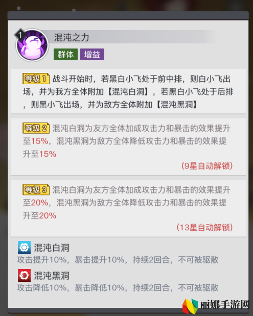 三千幻世黑白小飞角色测评